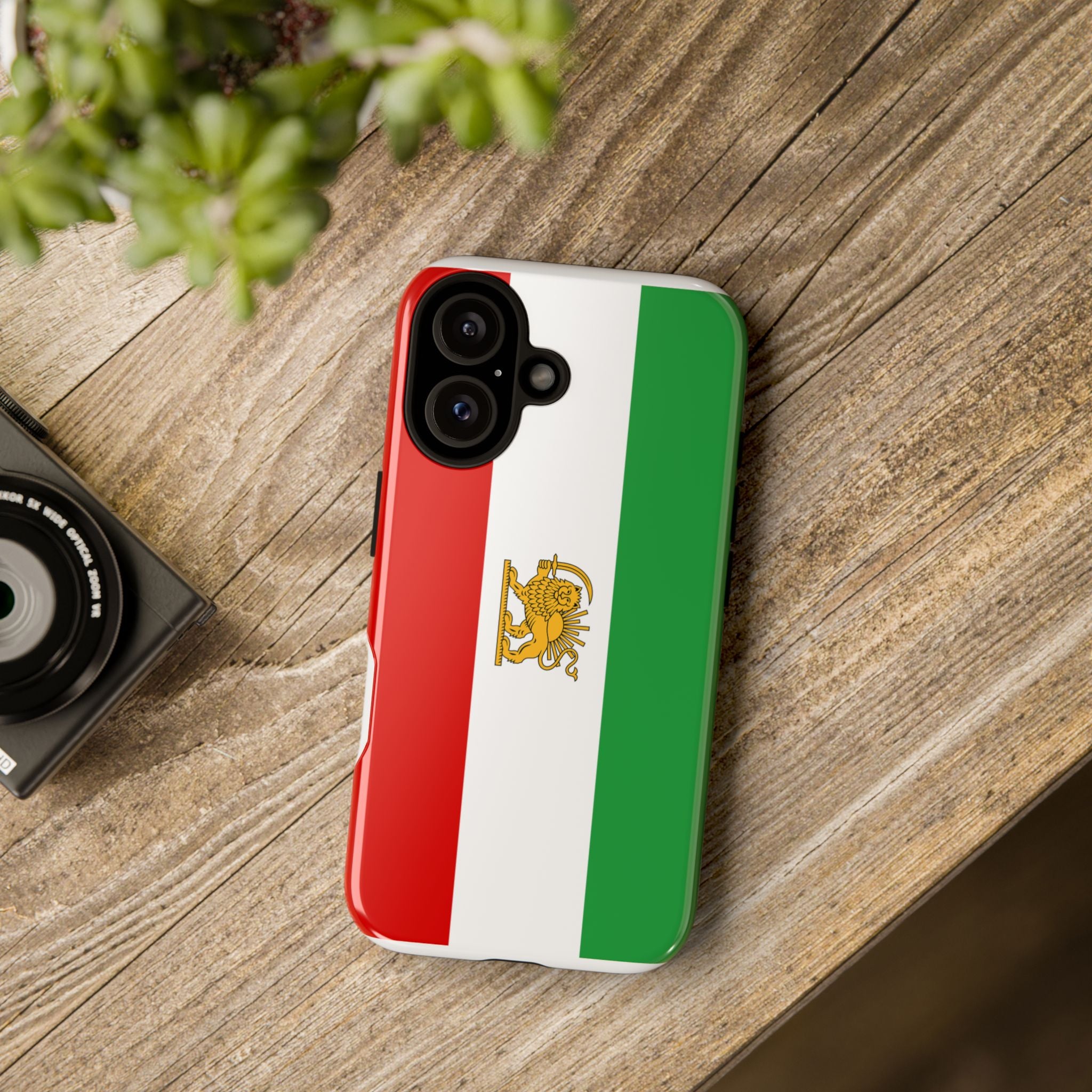 Iranian Lion Flag Phone Case — Tough Protective iPhone Case
